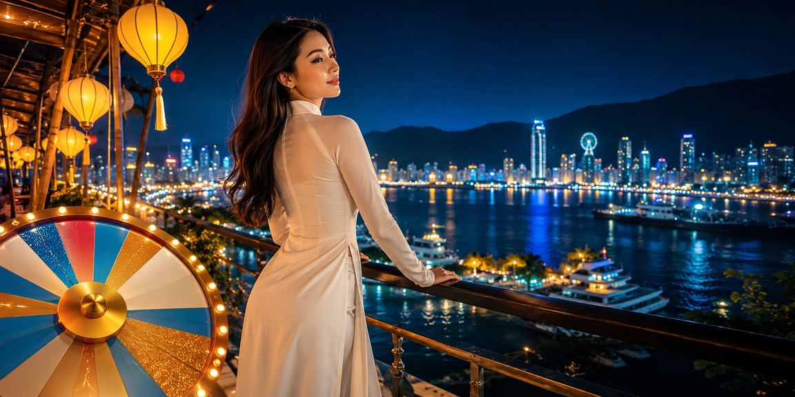 Người chơi hào hứng tham gia quay số trúng thưởng tại Hội An
